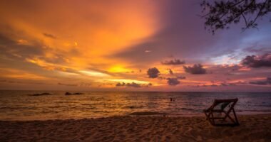 Photo Beach sunset